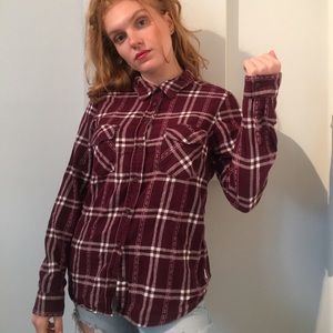 Burgundy blouse